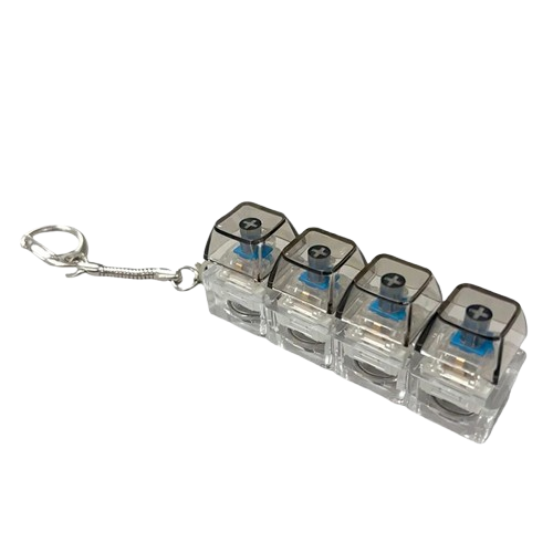 The Clicky-Key Keychain | Mechanical Switch ASMR Fidget