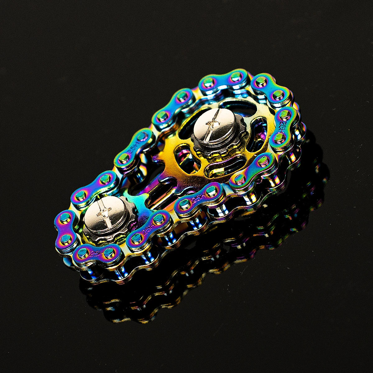 The Kinetic Gear-Link | Industrial Metal Fidget & Focus Anchor