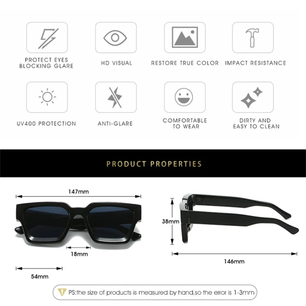 משקפי שמש M.SMILE Square Frame – קולקציית 2026: העיצוב הגדול שכולם מחפשים