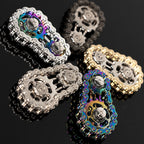 The Kinetic Gear-Link | Industrial Metal Fidget & Focus Anchor
