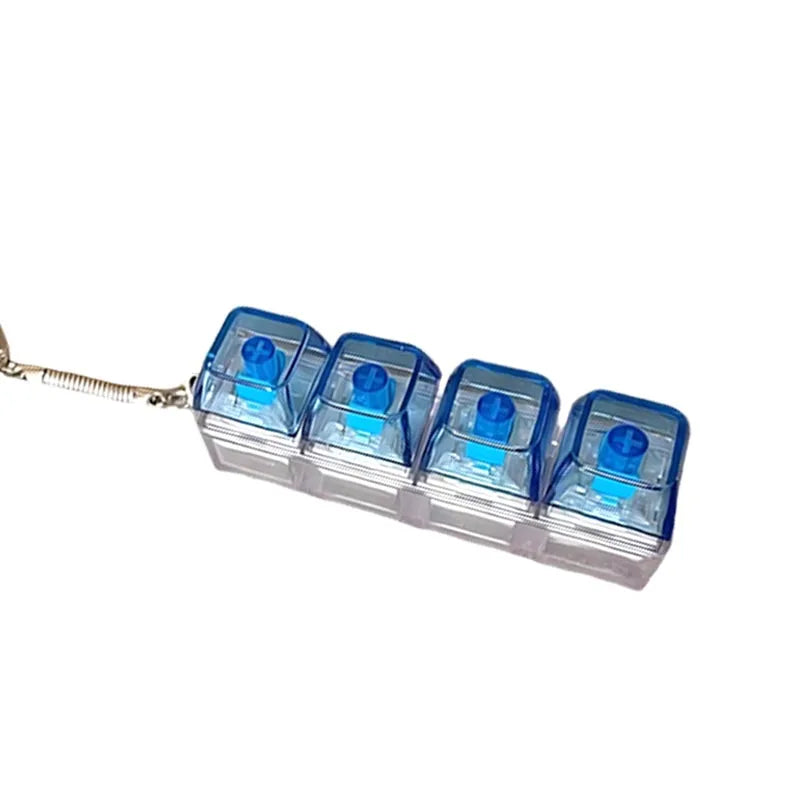 The Clicky-Key Keychain | Mechanical Switch ASMR Fidget